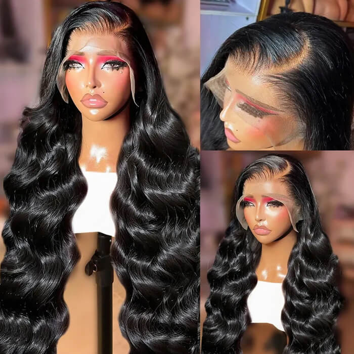 Body Wave Lace Front Wig, 13x4 Lace, Natural Color - Lace Avenue Hair 1