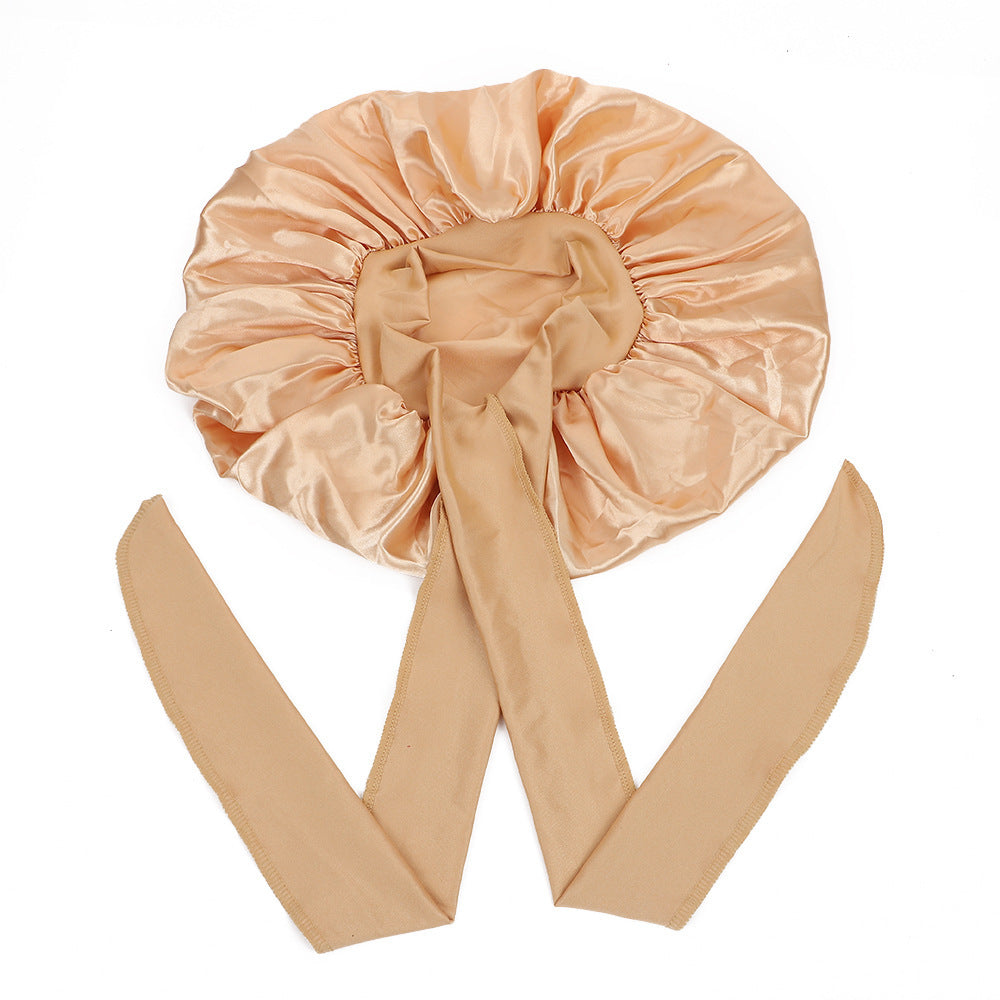 Satin Criss-Cross Sleep Bonnet - Lace Avenue Hair 26