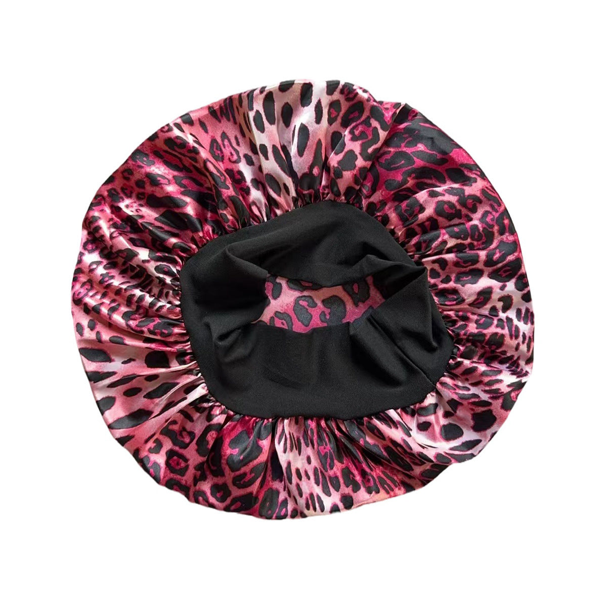 Satin Wide Brim Shower and Sleep Cap - Lace Avenue Hair 32
