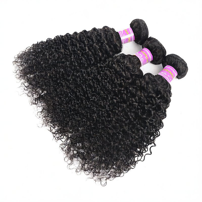 Kinky Curly Human Hair Bundles with Closure Option - Lace Avenue Hair 5