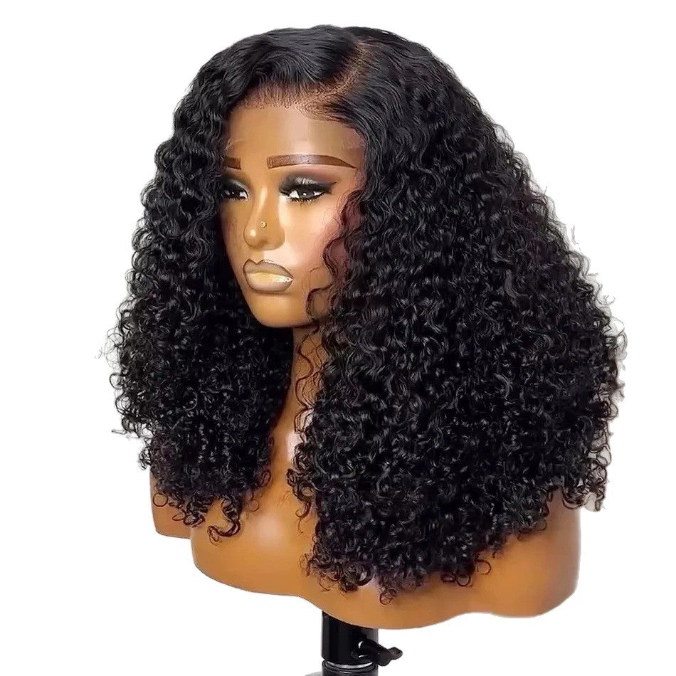 Curly Human Hair Pixie Lace Wig, Double Drawn - Lace Avenue Hair 3
