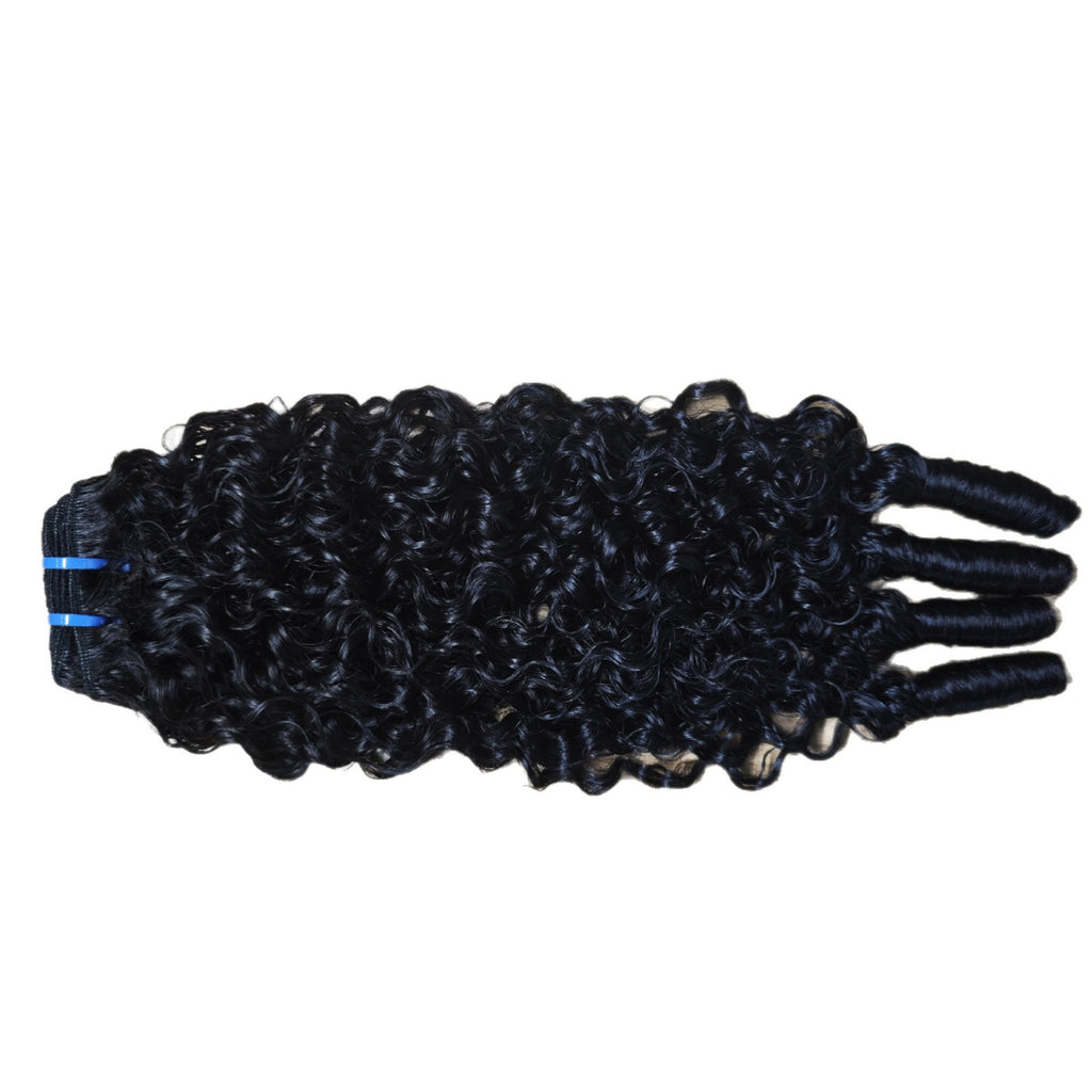 Bouncy Curly Human Hair Bundles, 10-32 Inch