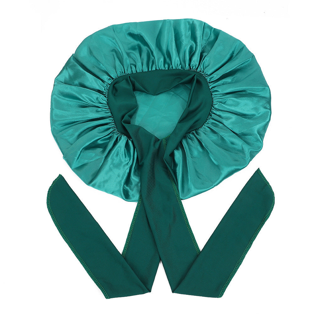 Satin Criss-Cross Sleep Bonnet - Lace Avenue Hair 24