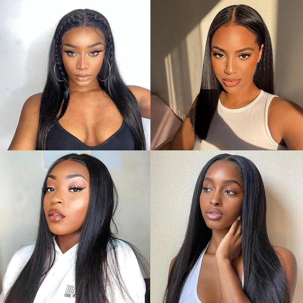 Straight Glueless Wig, 4x4 Pre-Cut Lace - Lace Avenue Hair 3
