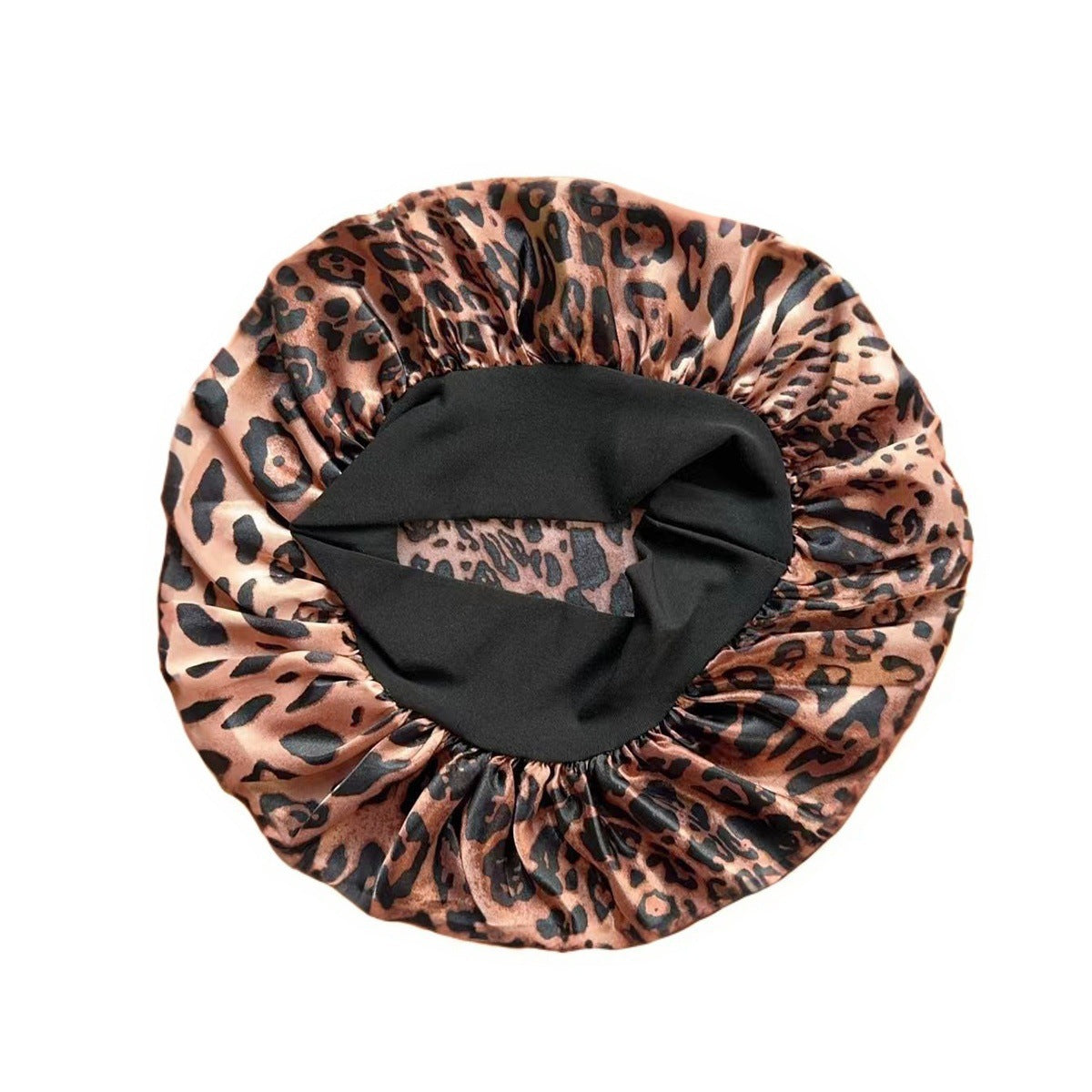Satin Wide Brim Shower and Sleep Cap - Lace Avenue Hair 31