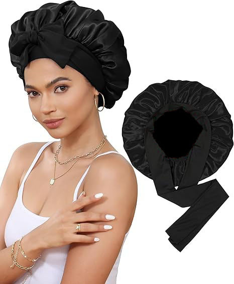 Lined Satin Bonnet - Lace Avenue Hair 8