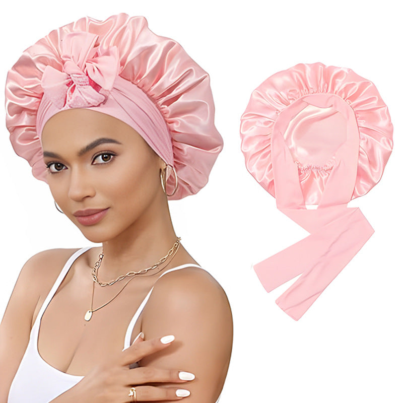 Lined Satin Bonnet - Lace Avenue Hair 9