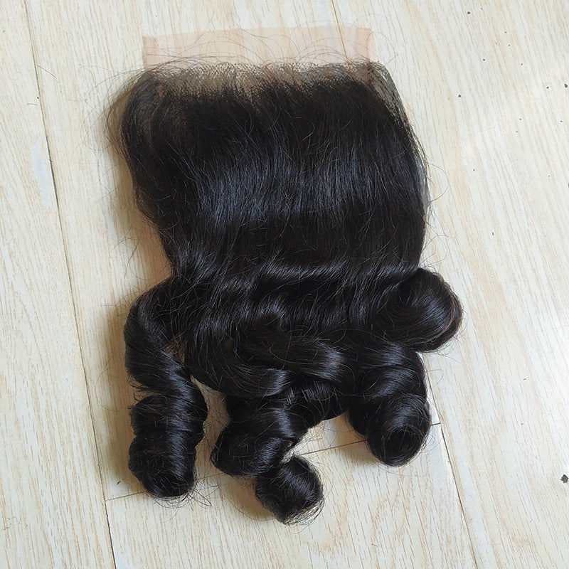 Funmi Wave Human Hair Bundles with 4x4 Lace Closure, Double Drawn - Lace Avenue Hair 1