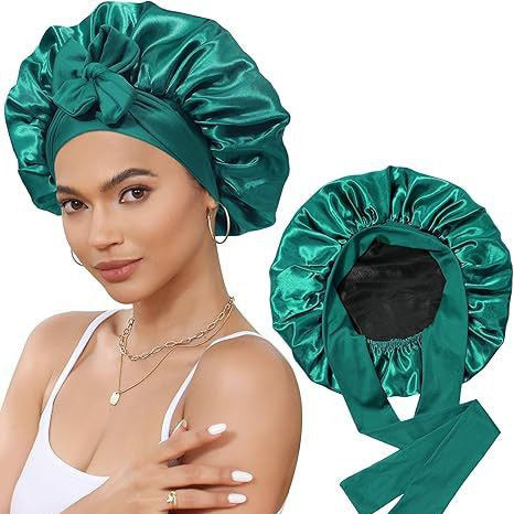Lined Satin Bonnet - Lace Avenue Hair 12
