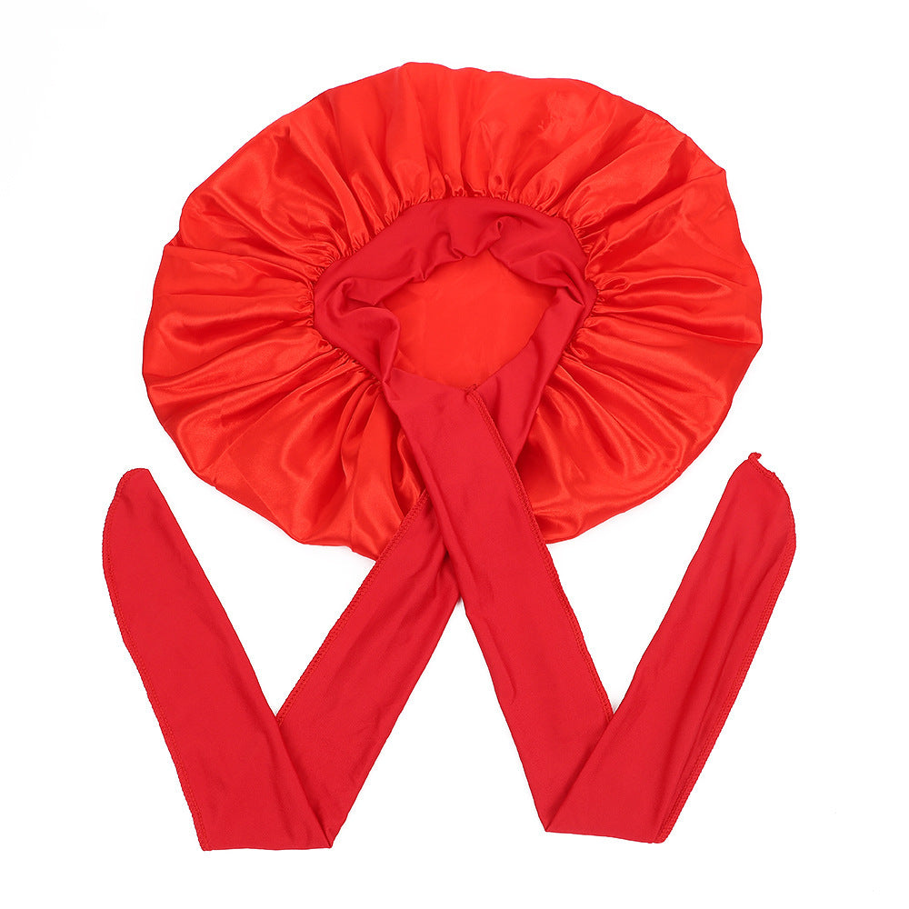 Satin Criss-Cross Sleep Bonnet - Lace Avenue Hair 25