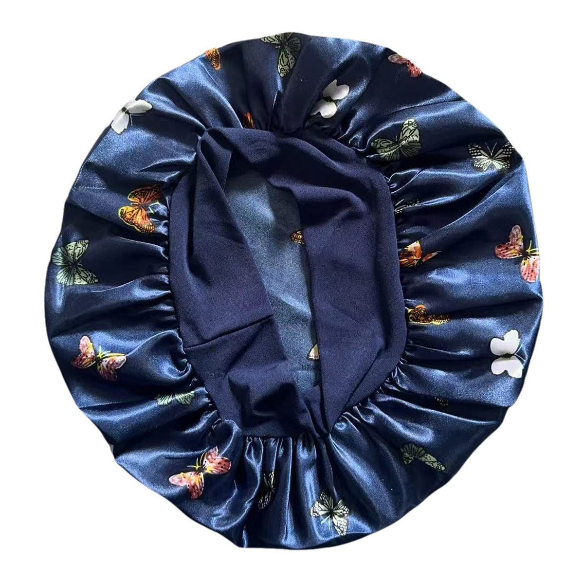 Satin Wide Brim Shower and Sleep Cap - Lace Avenue Hair 37