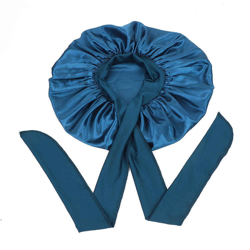 Satin Criss-Cross Sleep Bonnet - Lace Avenue Hair 22