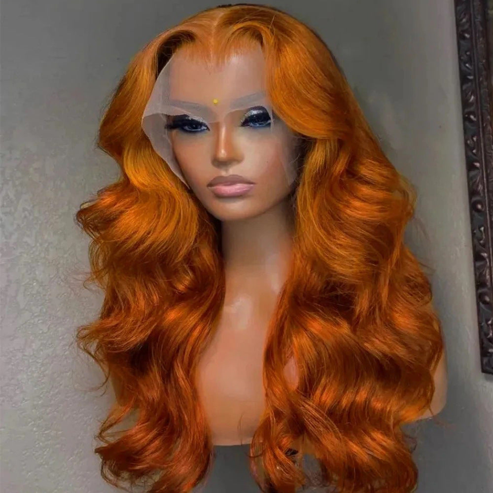 Body Wave Human Hair Lace Front Wig, Ginger - Lace Avenue Hair 2
