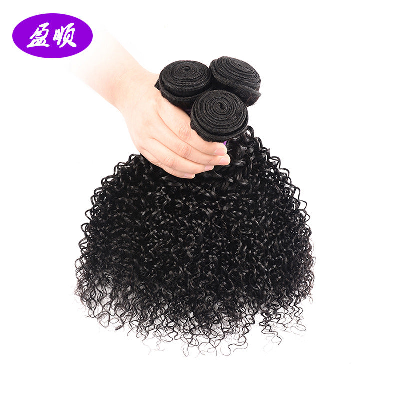 Kinky Curly Human Hair Bundles with Closure Option - Lace Avenue Hair 9