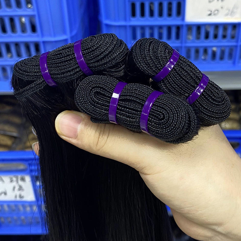 Bone Straight Human Hair Bundles, Hand-Woven - Lace Avenue Hair 3