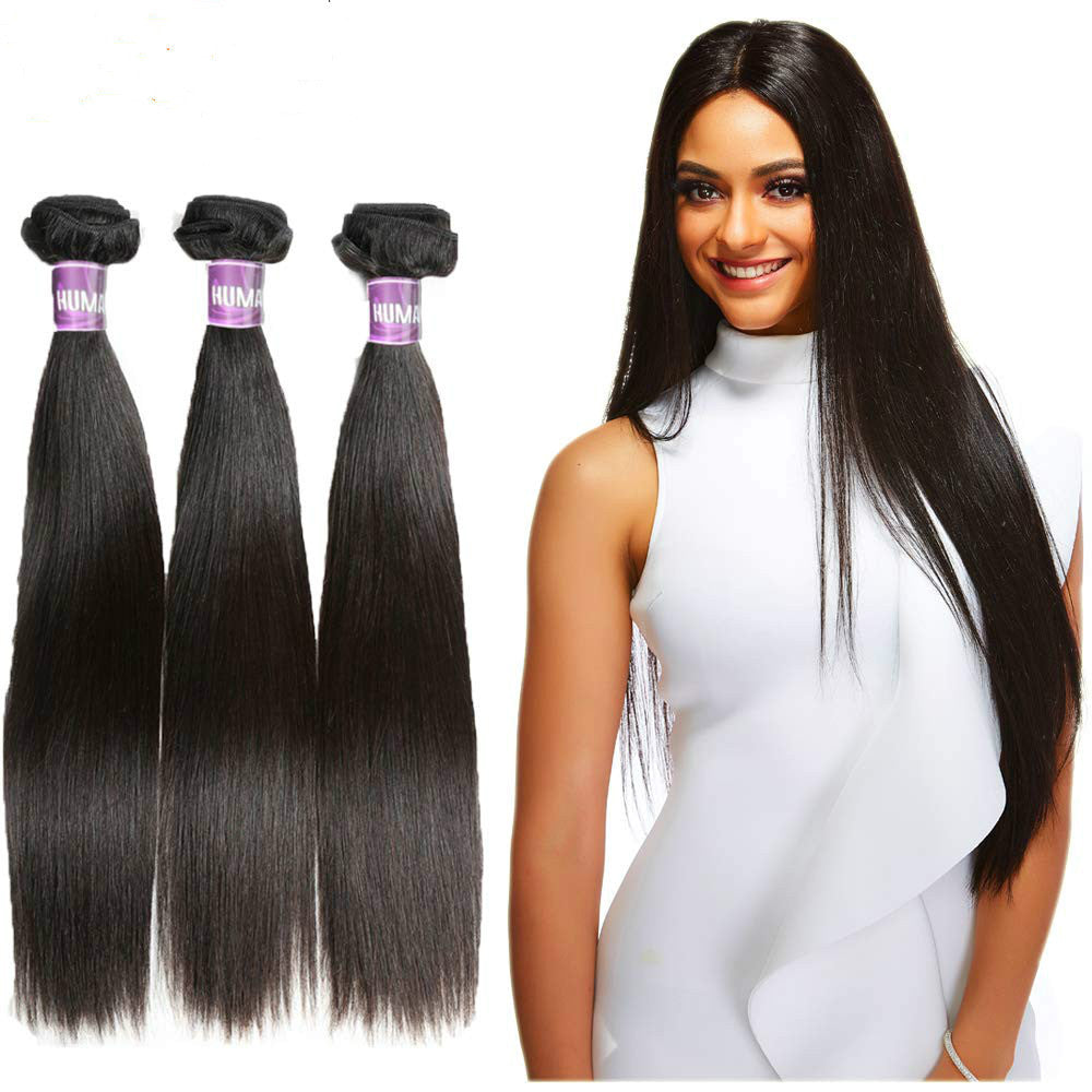 Silk Straight Human Hair Bundles, 100g - Lace Avenue Hair 1