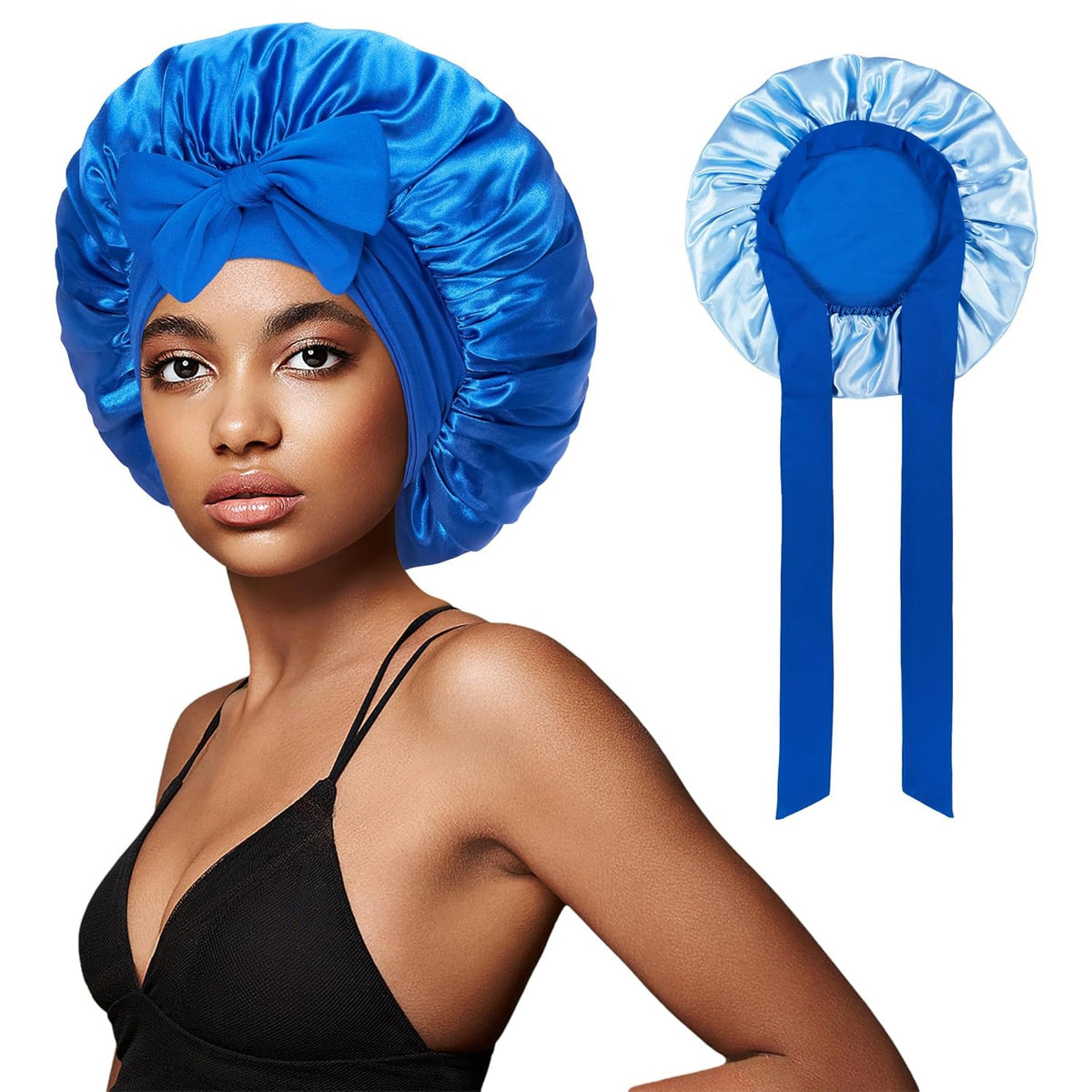 Lined Satin Bonnet - Lace Avenue Hair 18