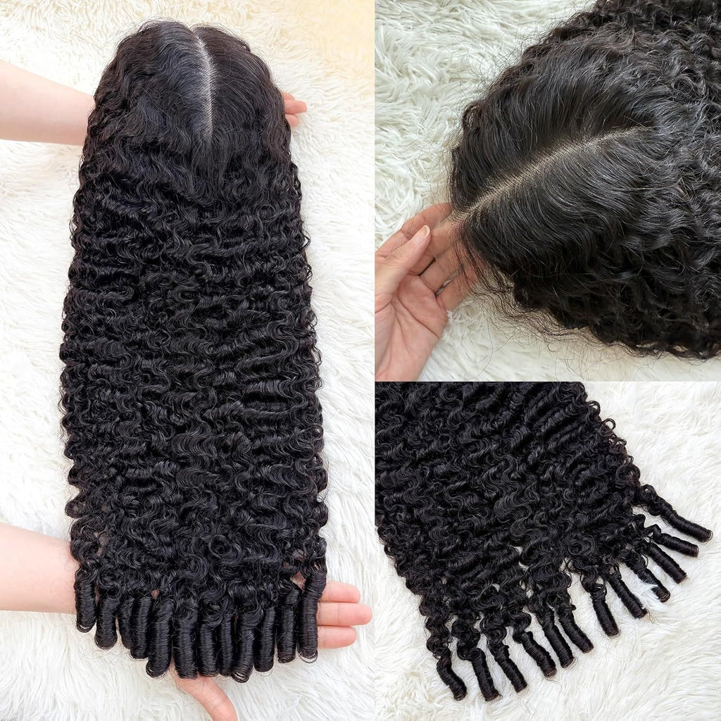 Straight Human Hair Lace Front Wig, Natural Black - Lace Avenue Hair 2