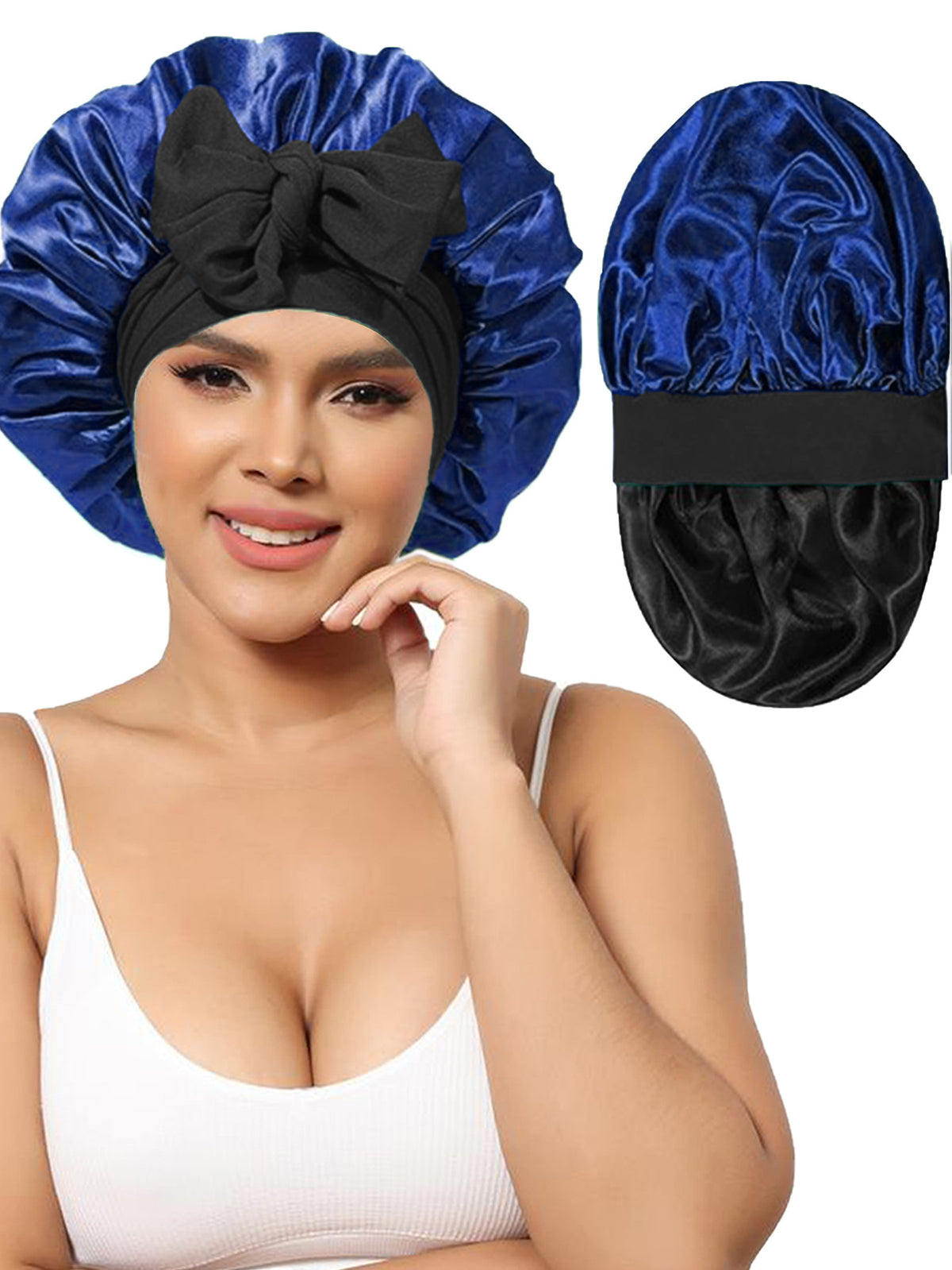 Lined Satin Bonnet - Lace Avenue Hair 19