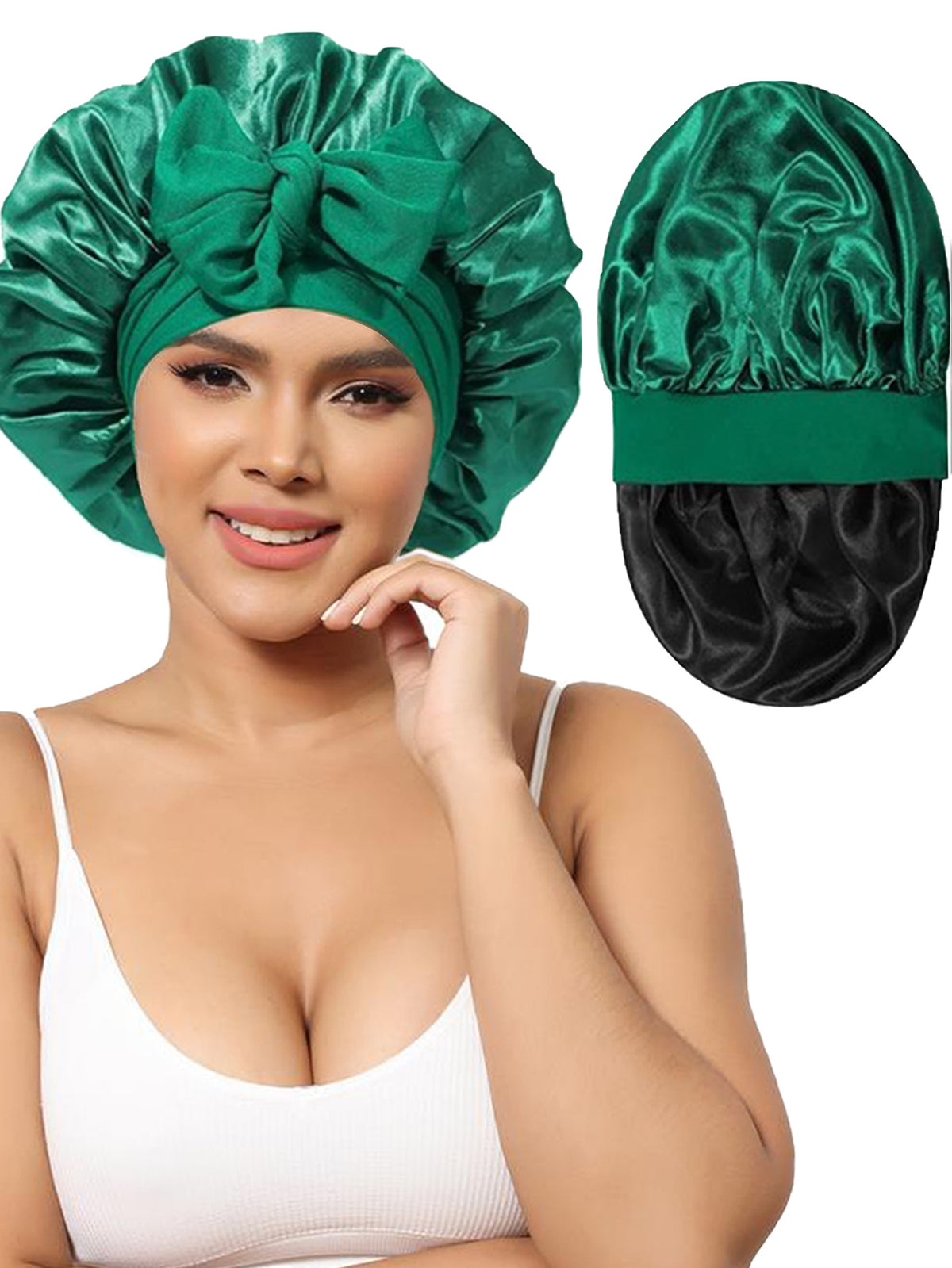 Lined Satin Bonnet - Lace Avenue Hair 22