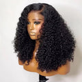 Curly Human Hair Pixie Lace Wig, Double Drawn - Lace Avenue Hair 2
