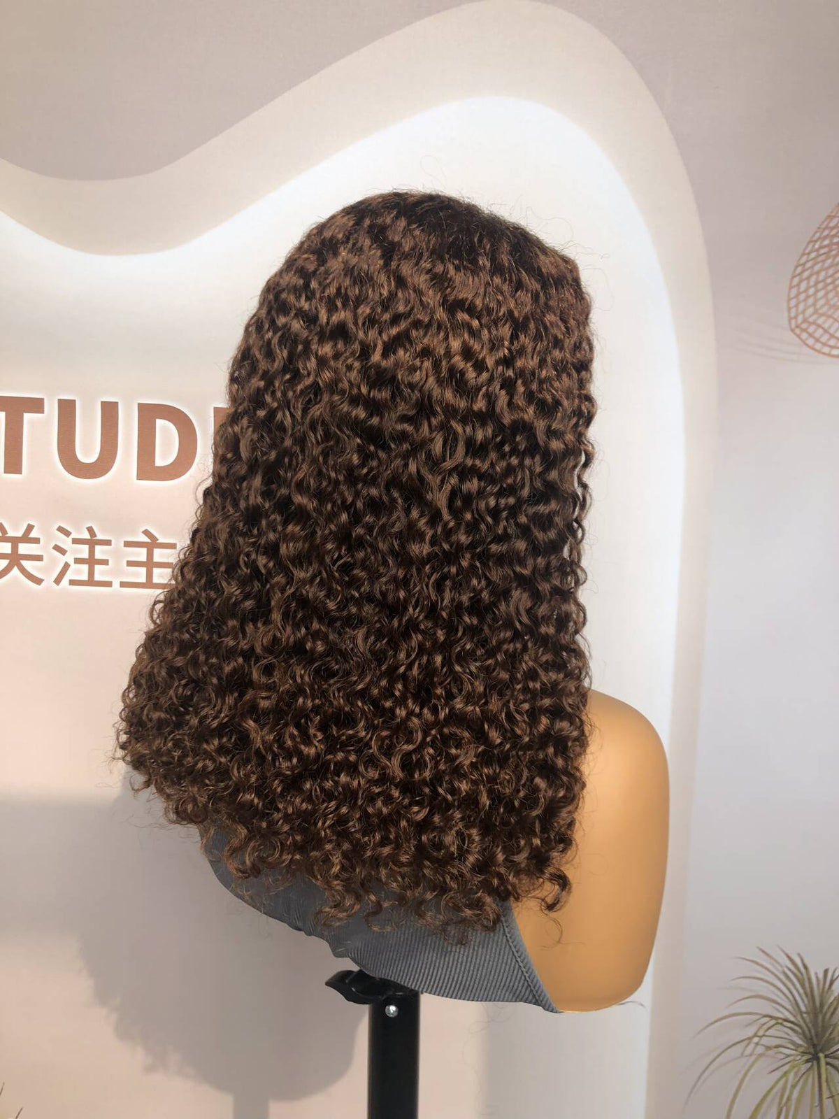 Curly Human Hair Pixie Lace Wig, Double Drawn - Lace Avenue Hair 6
