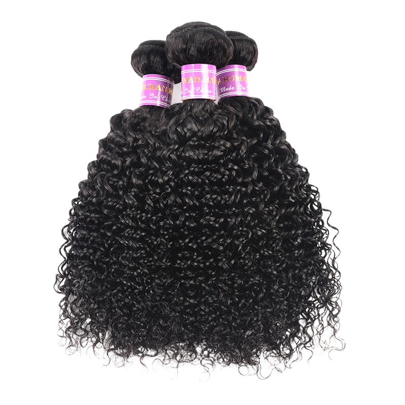 Kinky Curly Human Hair Bundles with Closure Option - Lace Avenue Hair 2