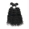 Deep Wave Human Hair Bundles, Natural 1B