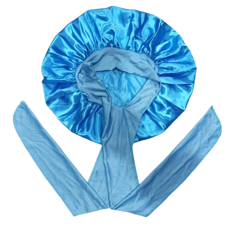 Satin Criss-Cross Sleep Bonnet - Lace Avenue Hair 16